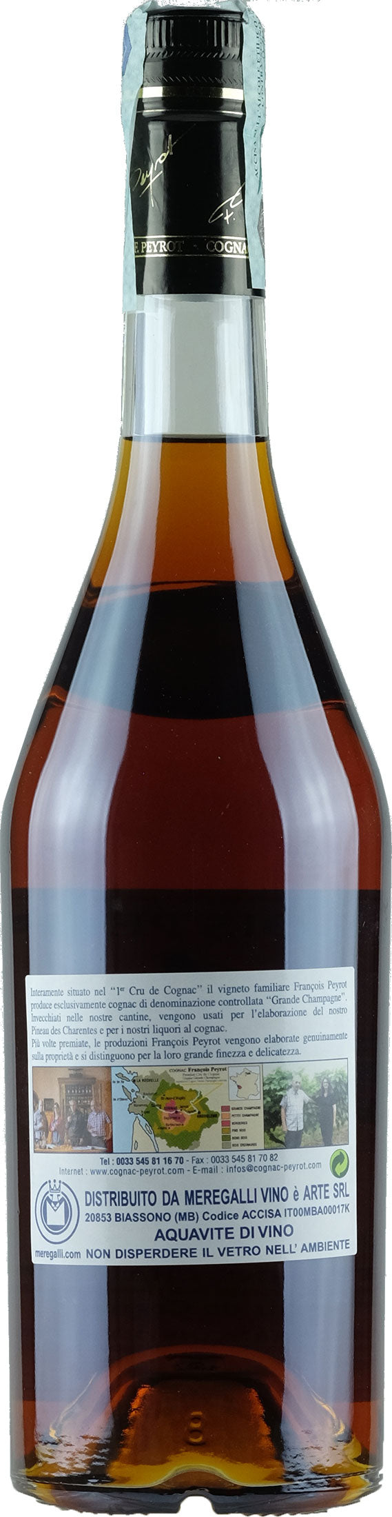 Peyrot Cognac Grande Fine Champagne 1er Cru de Cognac X.O
