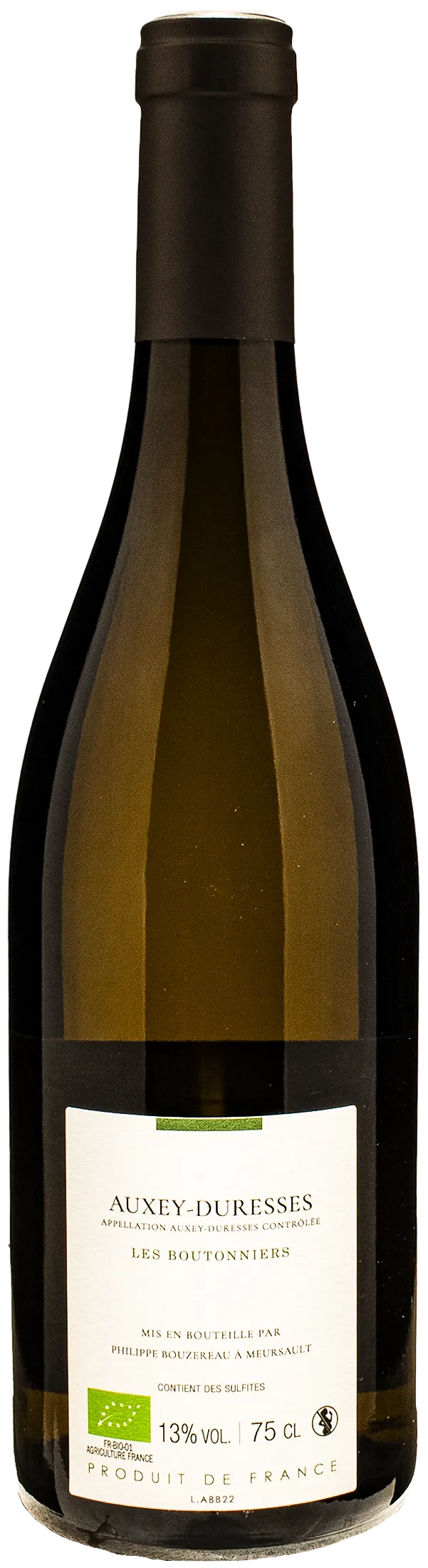 Philippe Bouzereau Bourgogne Auxey Duresse 2022