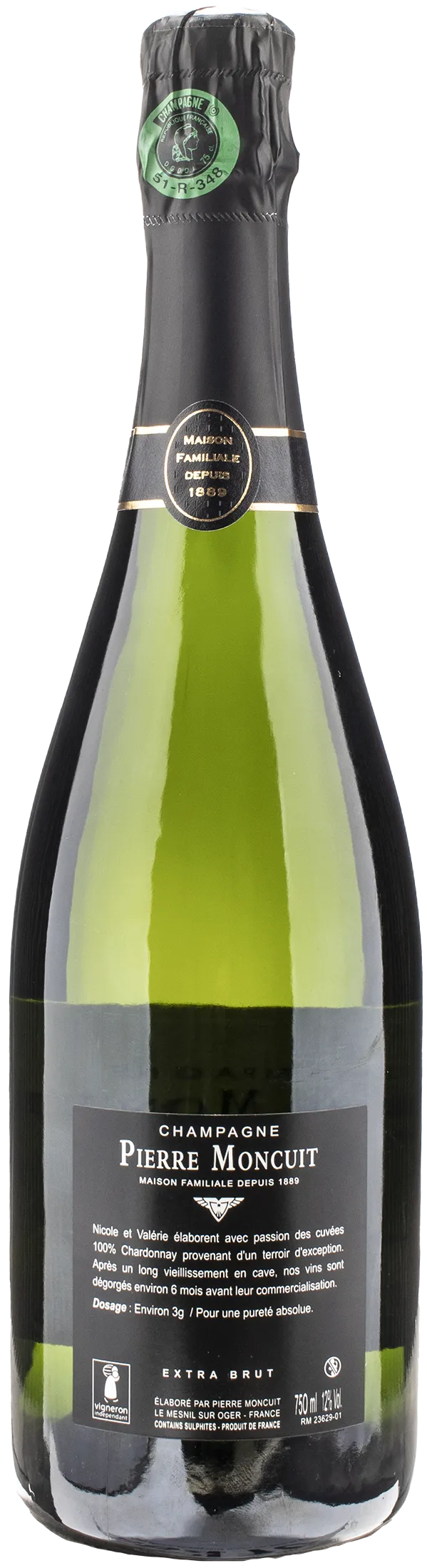 Pierre Moncuit Champagne Grand Cru Blanc de Blancs Delos Extra Brut