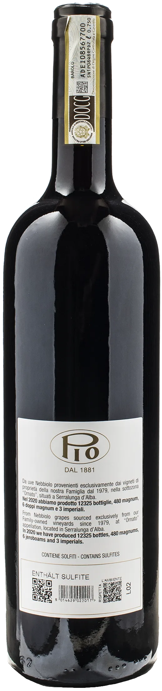 Pio Cesare Barolo Ornato 2020