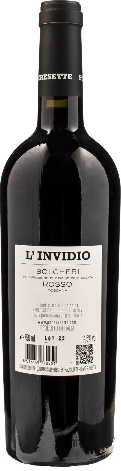 Podere Sette Bolgheri Rosso L'Invidio 2022