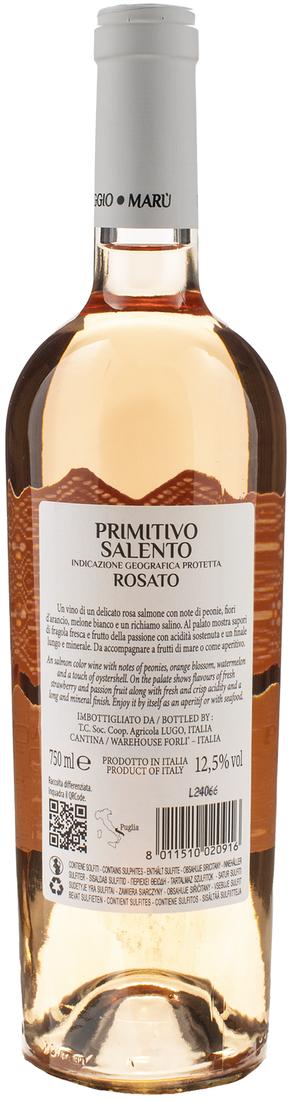 Poggio Maru Primitivo Salento Rosato 2023