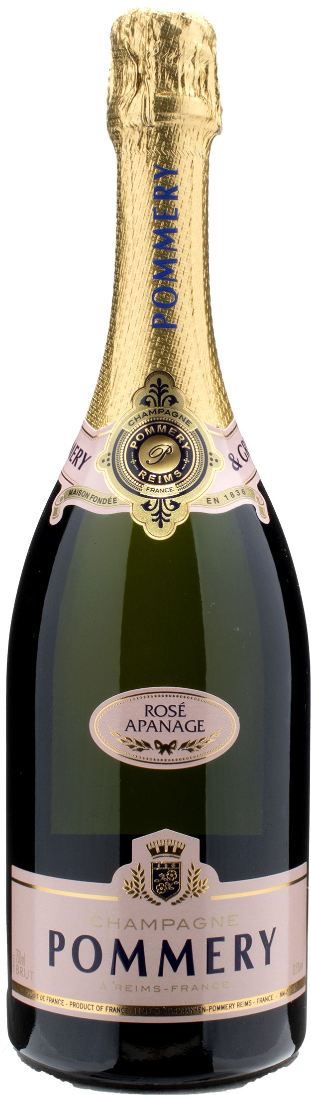 Pommery Champagne Apanage Rosè Brut