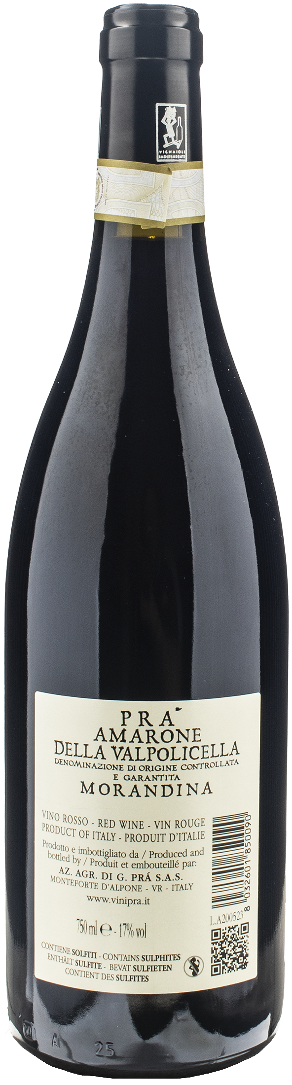 Pra Amarone della Valpolicella Morandina 2017