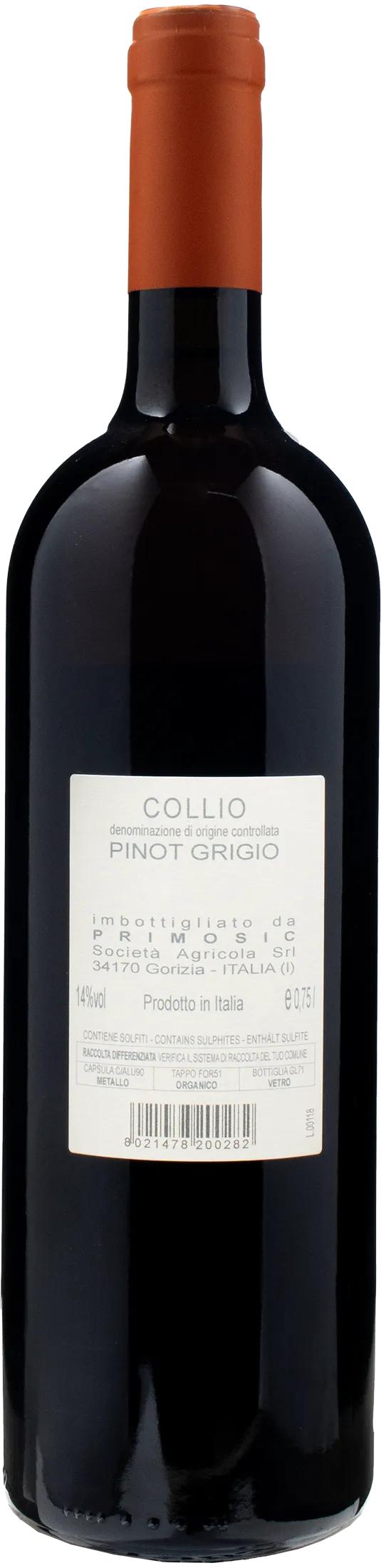 Primosic Pinot Grigio Skin 2020