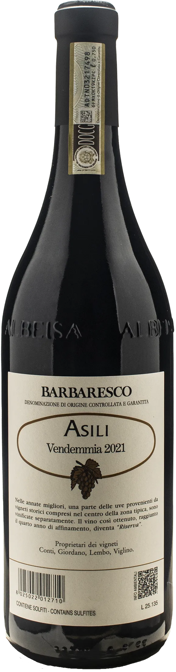 Produttori del Barbaresco Barbaresco Asili Riserva 2021