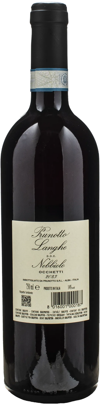 Prunotto Langhe Nebbiolo Occhetti 2023