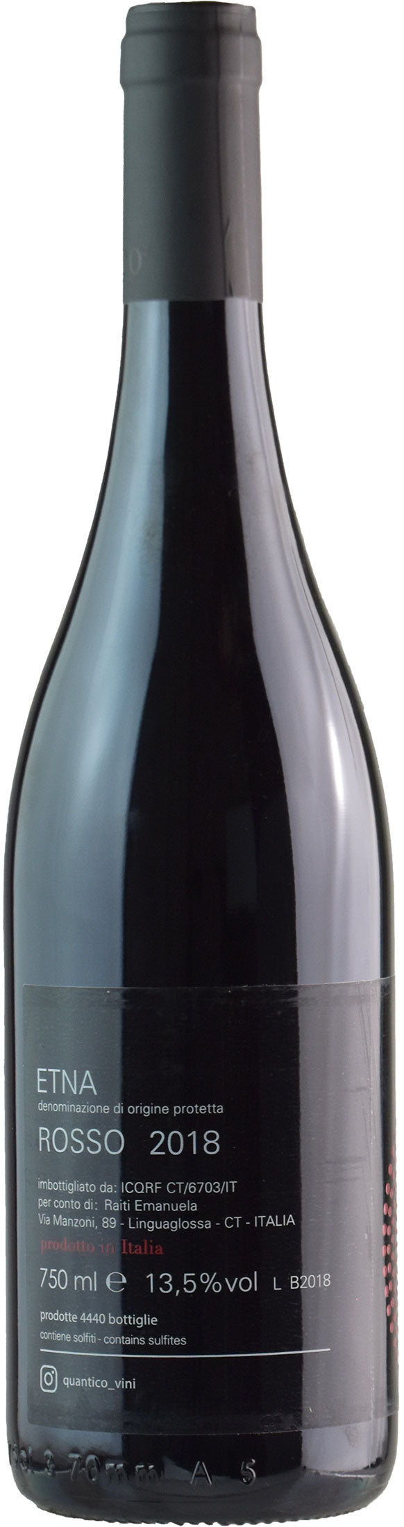 Quantico Etna Rosso 2018