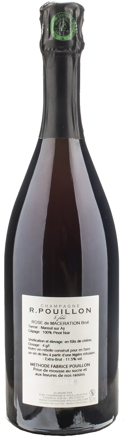 R. Pouillon Champagne 1er Cru Rosè de Maceration Extra Brut
