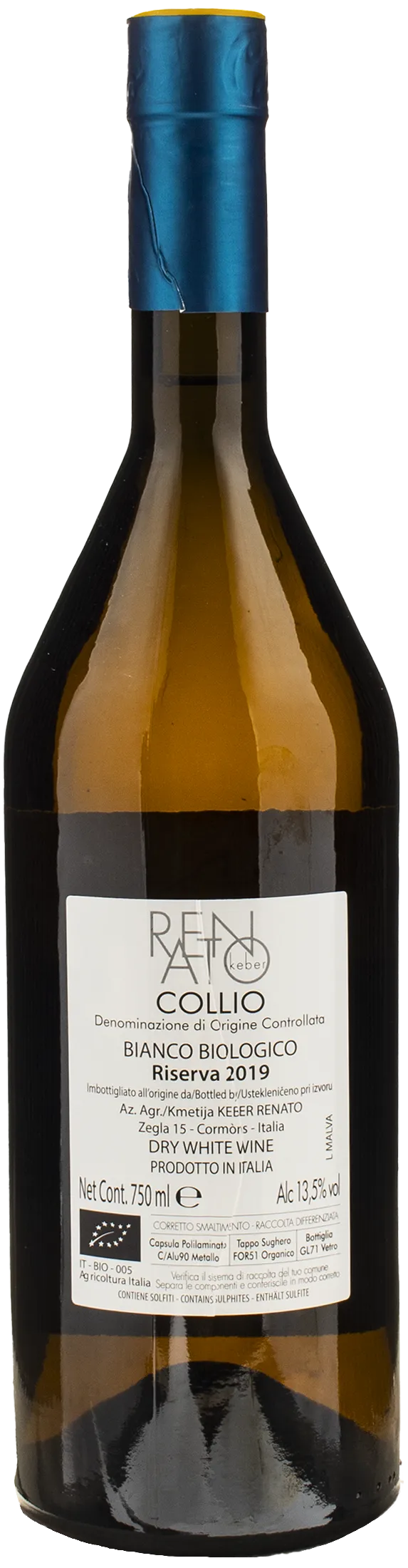 Renato Keber Collio Bianco Riserva MALcheVAda 2019