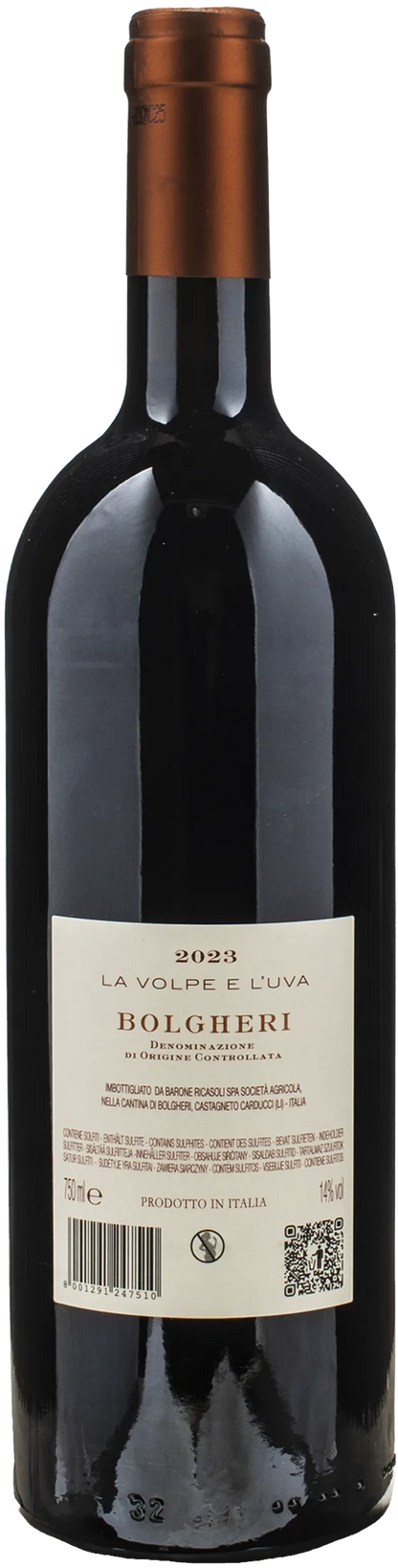 Ricasoli 1141 Bolgheri Rosso La Volpe e L'Uva 2023