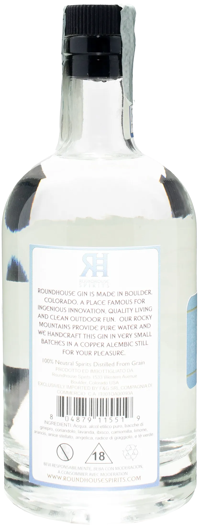 Roundhouse Gin American Craft 0.7L