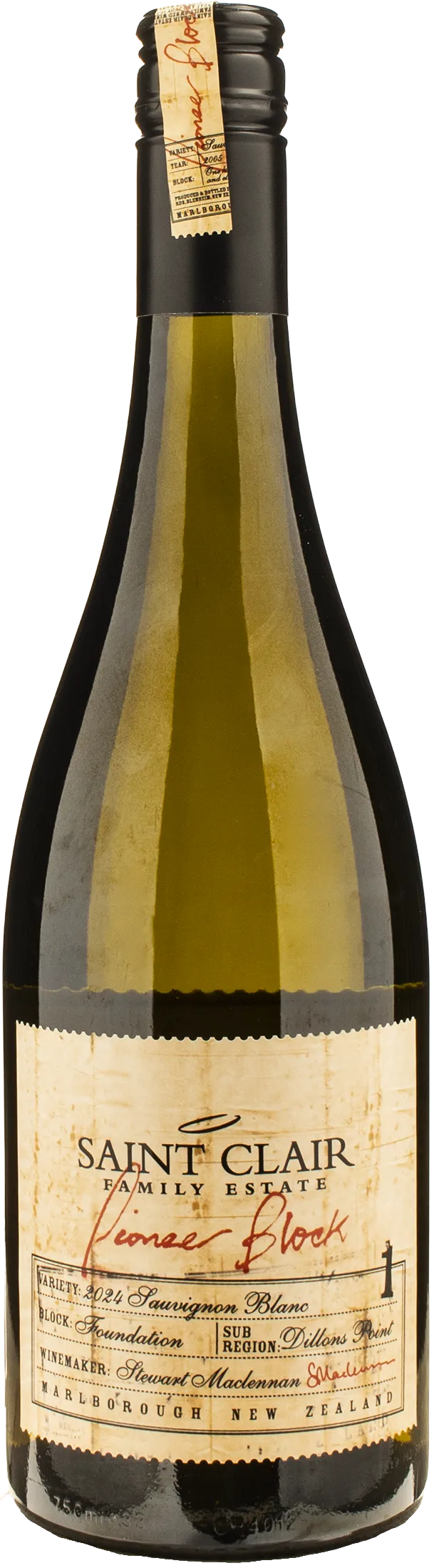 Saint Clair Sauvignon Blanc Pioneer Block 1 2024