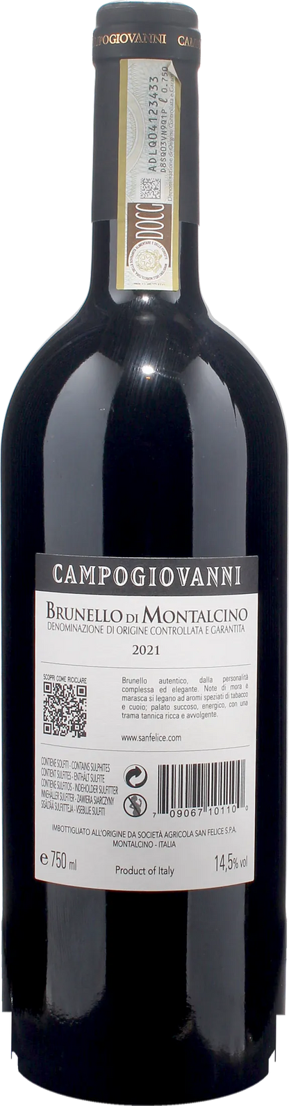 San Felice Brunello di Montalcino Campogiovanni 2021