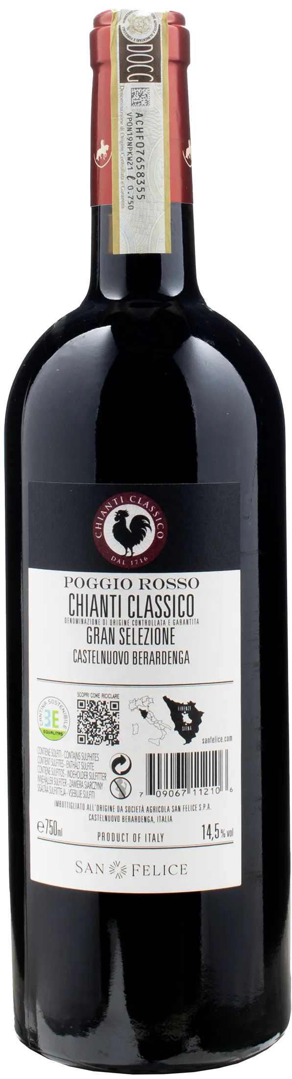 San Felice Chianti Classico Gran Selezione Poggio Rosso 2019