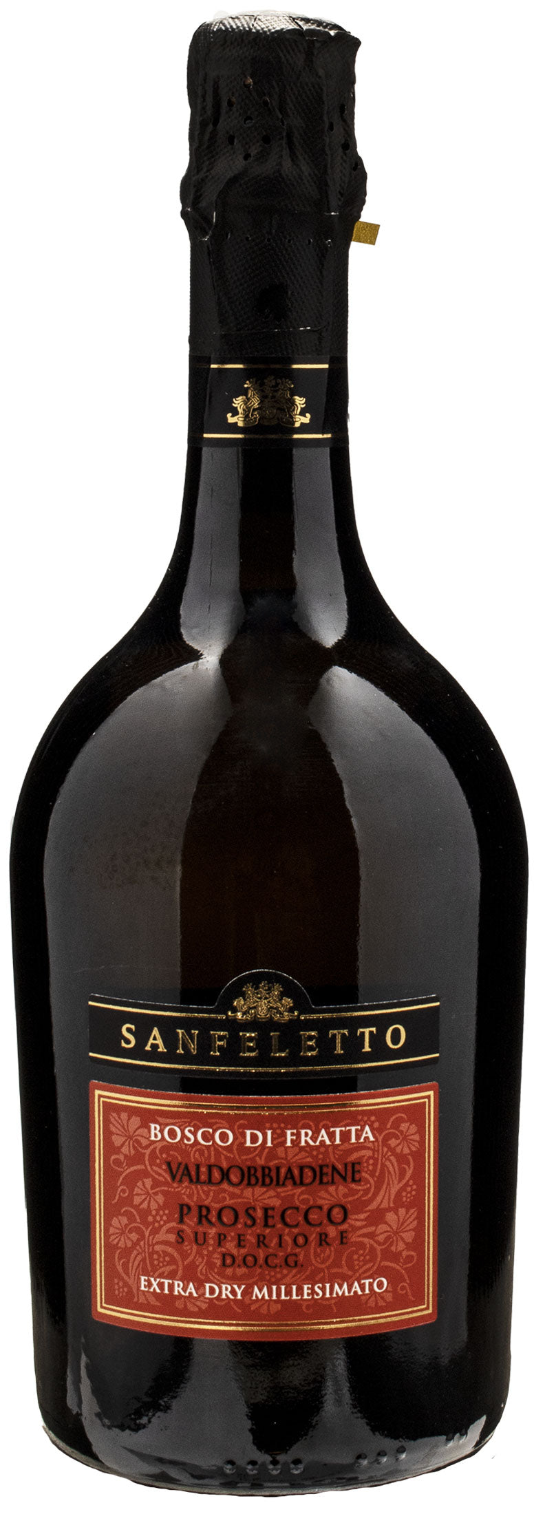 Sanfeletto Valdobbiadene Prosecco Superiore Bosco di Fratta Extra Dry Millesimato 2022