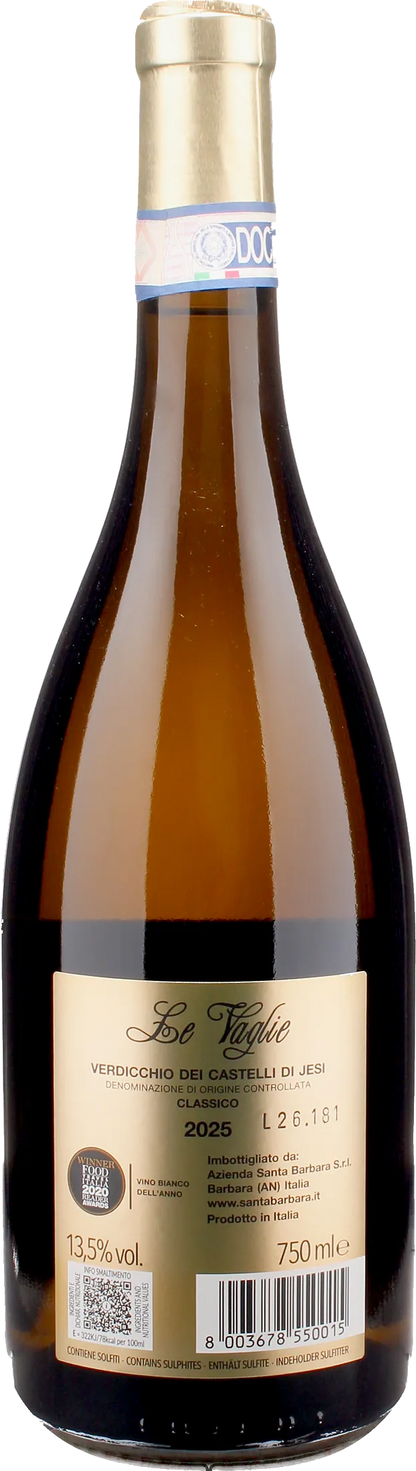 Santa Barbara Verdicchio Dei Castelli di Jesi Classico Le Vaglie 2025