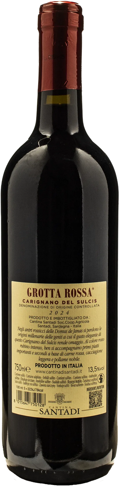 Santadi Carignano del Sulcis Grotta Rossa 2024