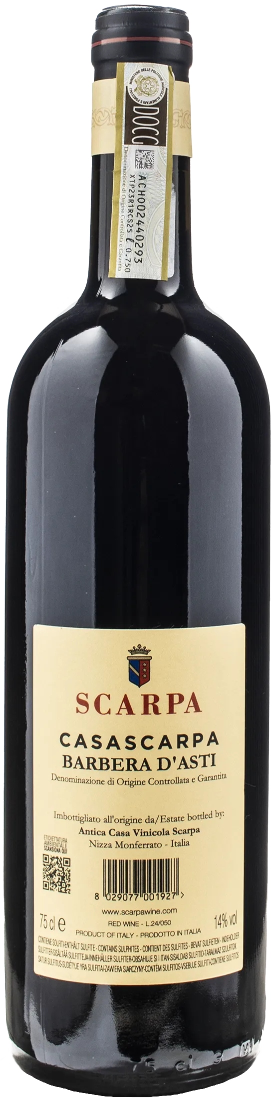 Scarpa Barbera d'Asti Casascarpa 2022