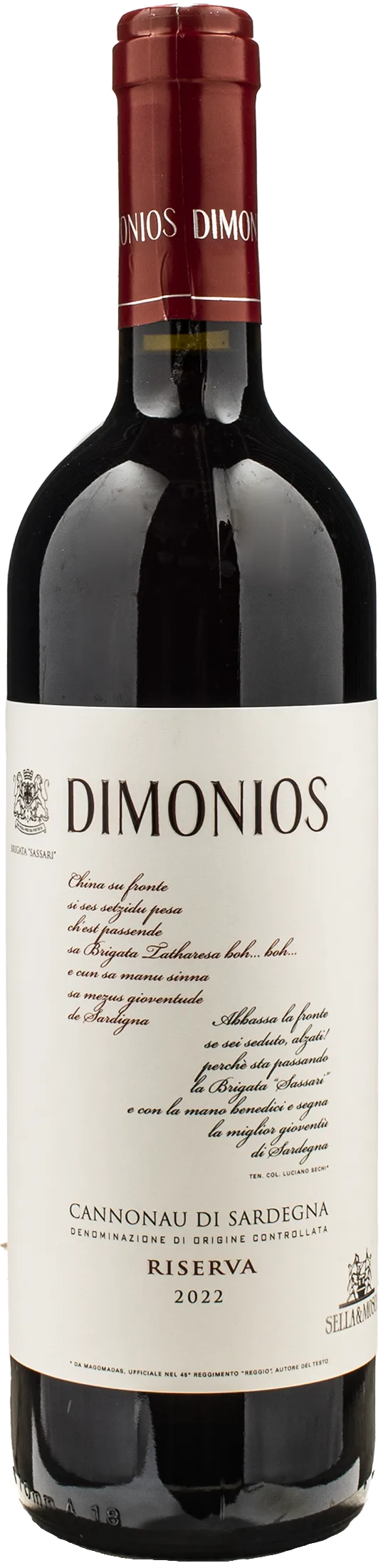 Sella & Mosca Cannonau Riserva Dimonios 2022