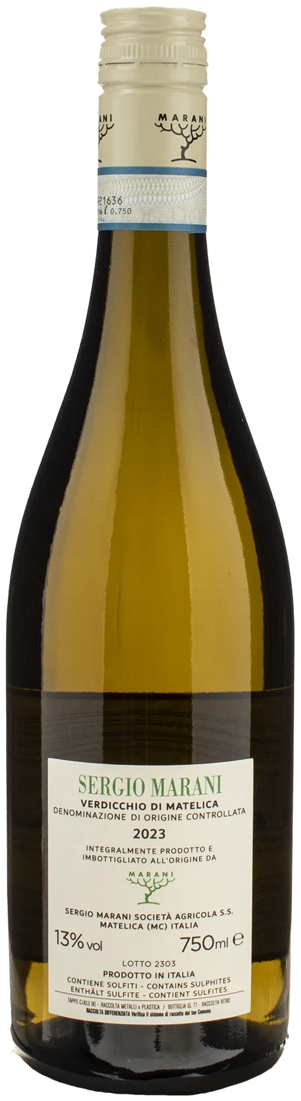 Sergio Marani Verdicchio Matelica 2023