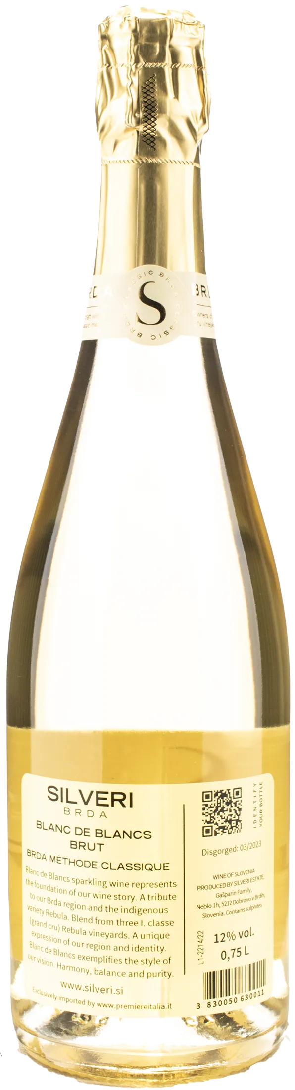 Silveri BRDA Blanc de Blancs Brut Methode Classique