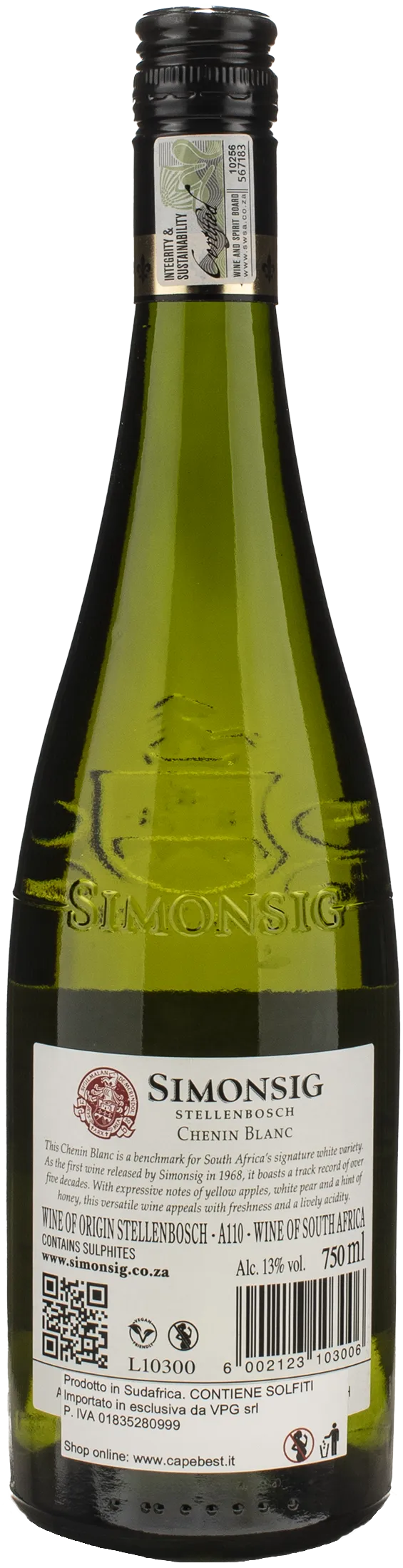 Simonsig Stellenbosch Chenin Blanc 2024