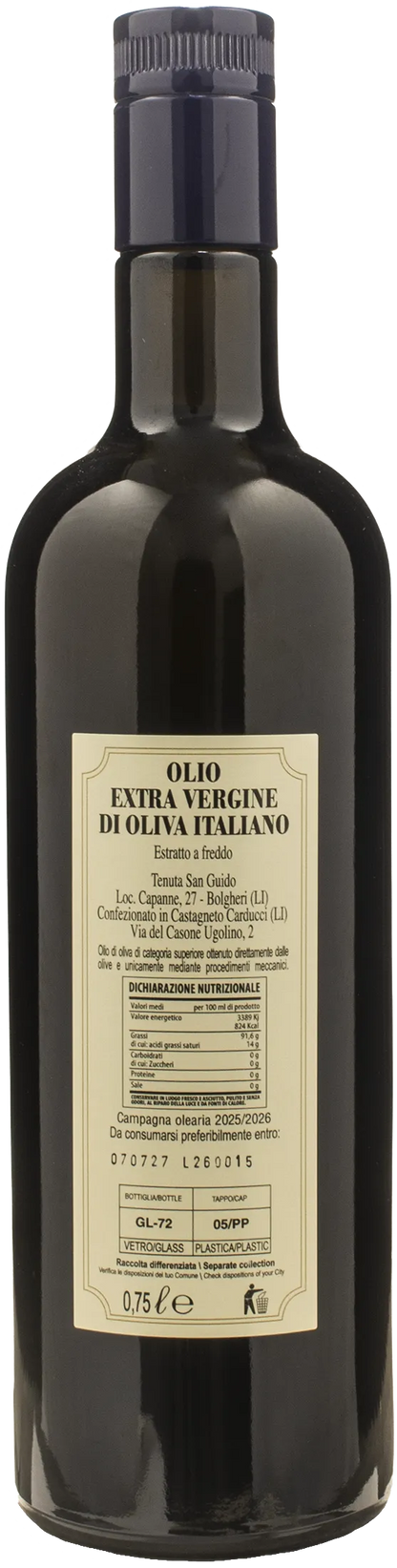 Tenuta San Guido Sassicaia Extra Virgin Olive Oil 0.75L 2025