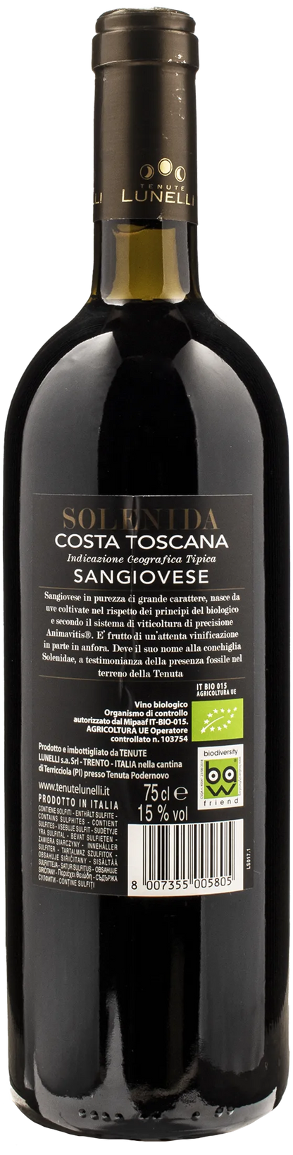 Tenute Lunelli Solenida di Podernovo Costa Toscana Sangiovese 2017