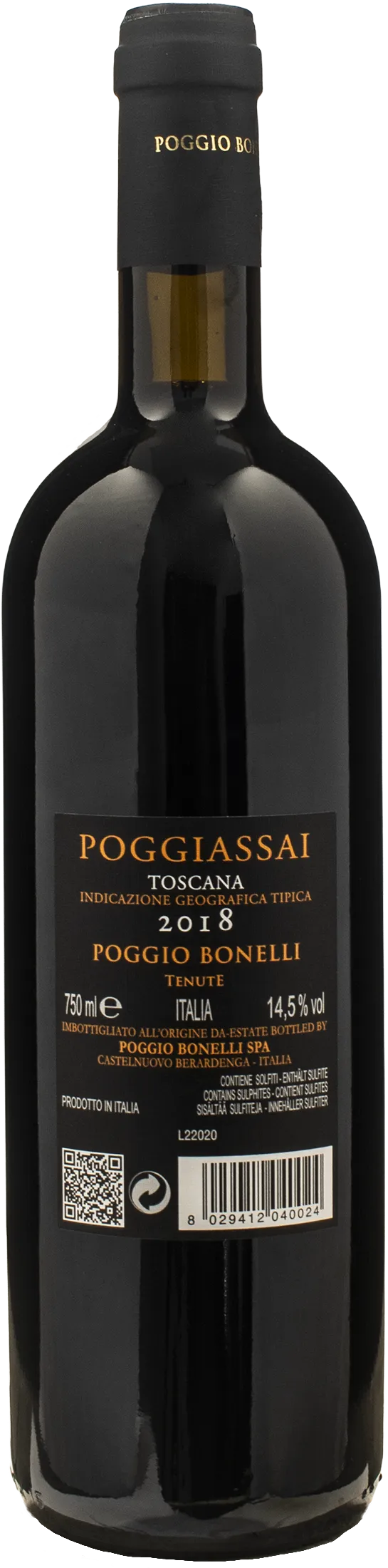 Tenute Poggio Bonelli Poggiassai 2018