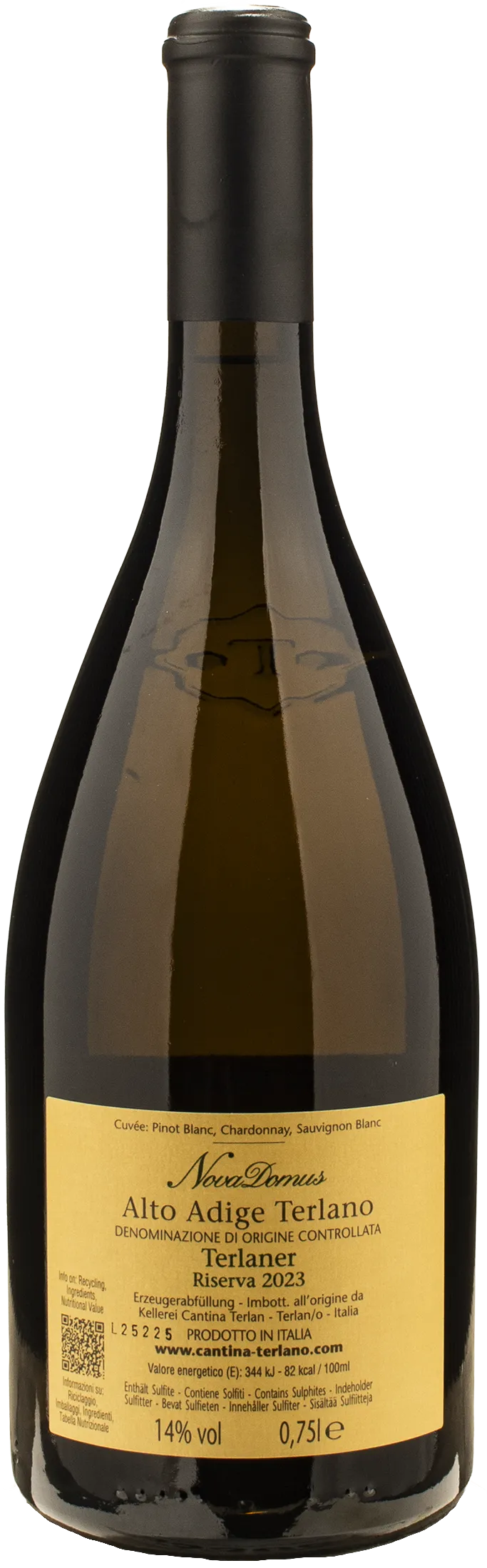 Terlano Terlaner Cuvee Nova Domus Riserva 2023