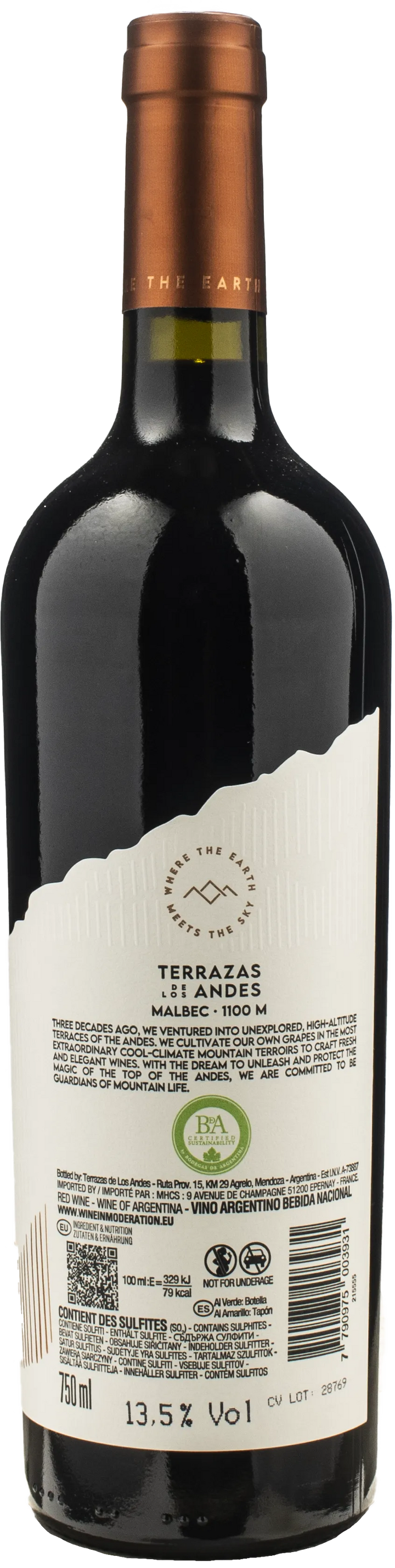 Terrazas de los Andes Malbec 2023