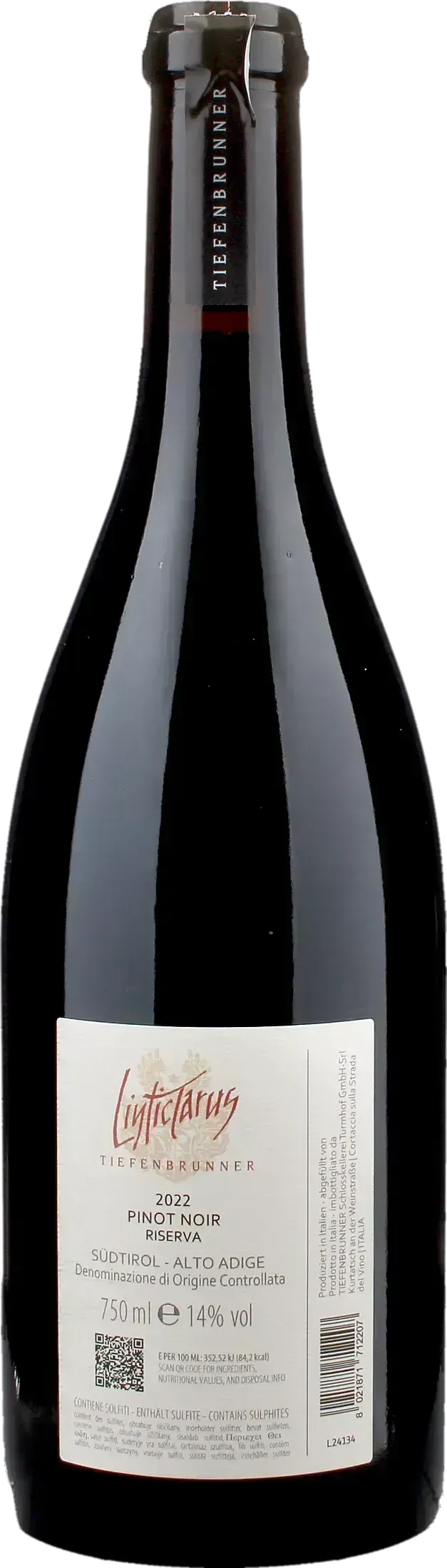 Tiefenbrunner Linticlarus Pinot Nero Riserva 2022