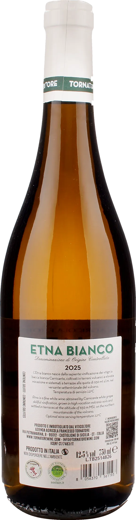 Tornatore Etna Bianco 2025