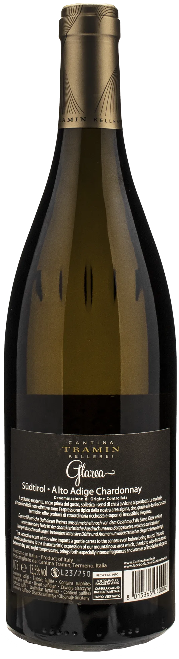 Tramin Chardonnay Glarea 2022