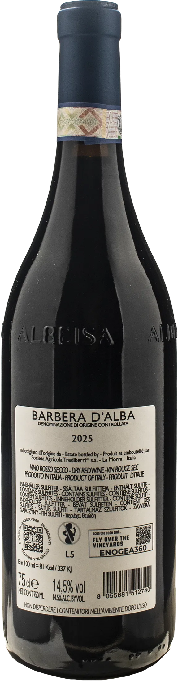 Trediberri Barbera d'Alba 2025
