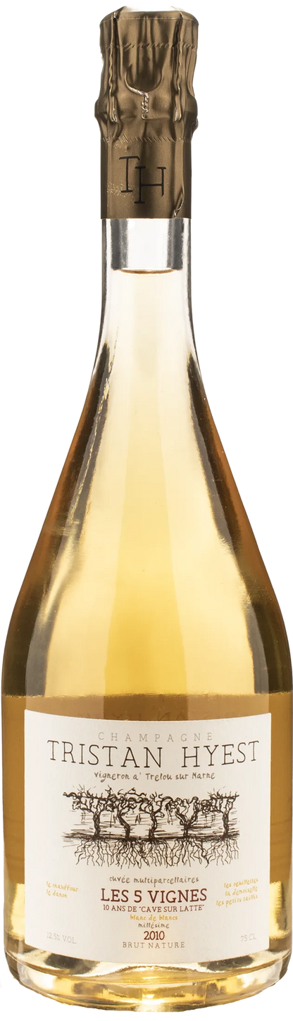 Tristan Hyest Champagne Les 5 Vignes Blanc de Blancs Brut Nature Millesime 2010