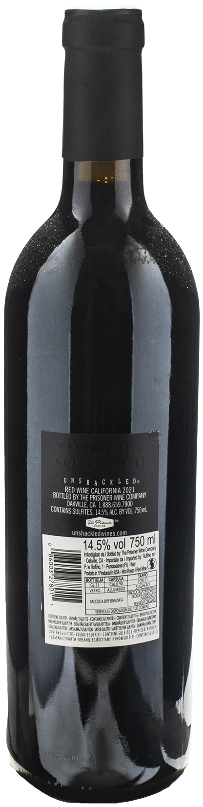 Unshackled Red Blend 2021