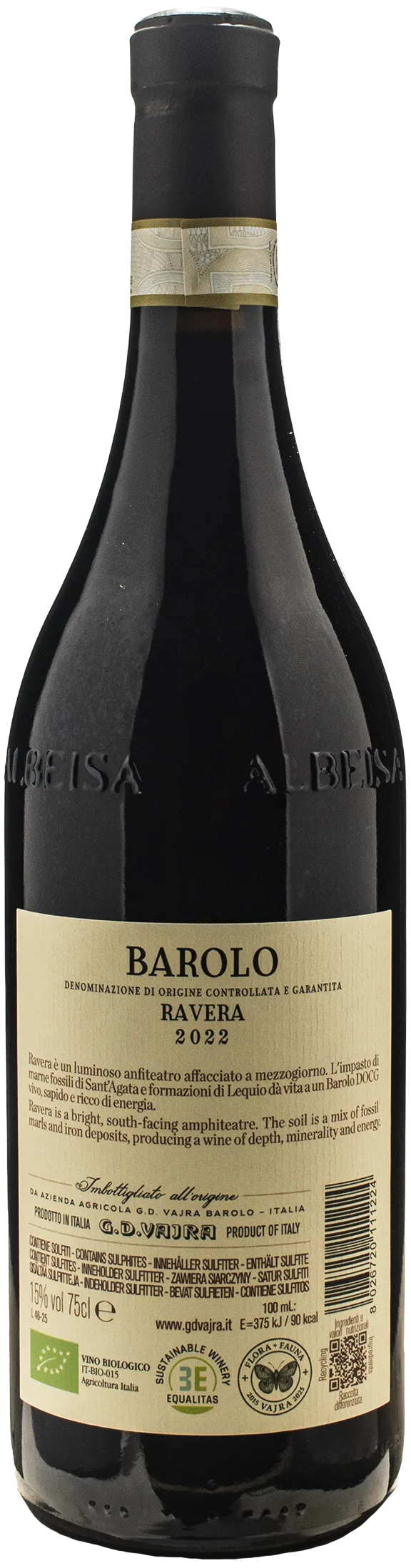 Vajra G.D. Barolo Ravera 2022