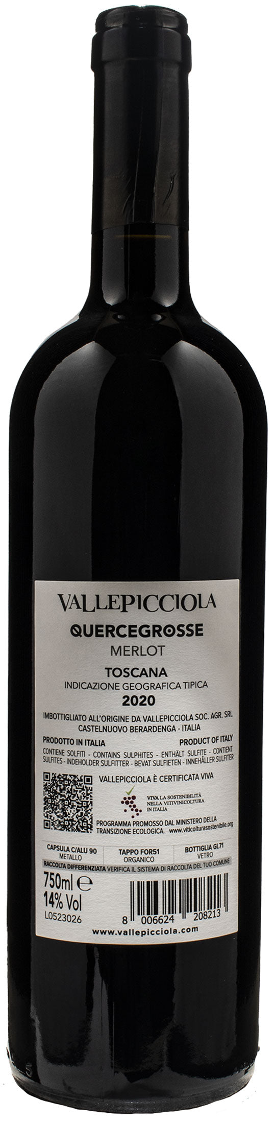 Vallepicciola Quercegrosse Merlot 2020