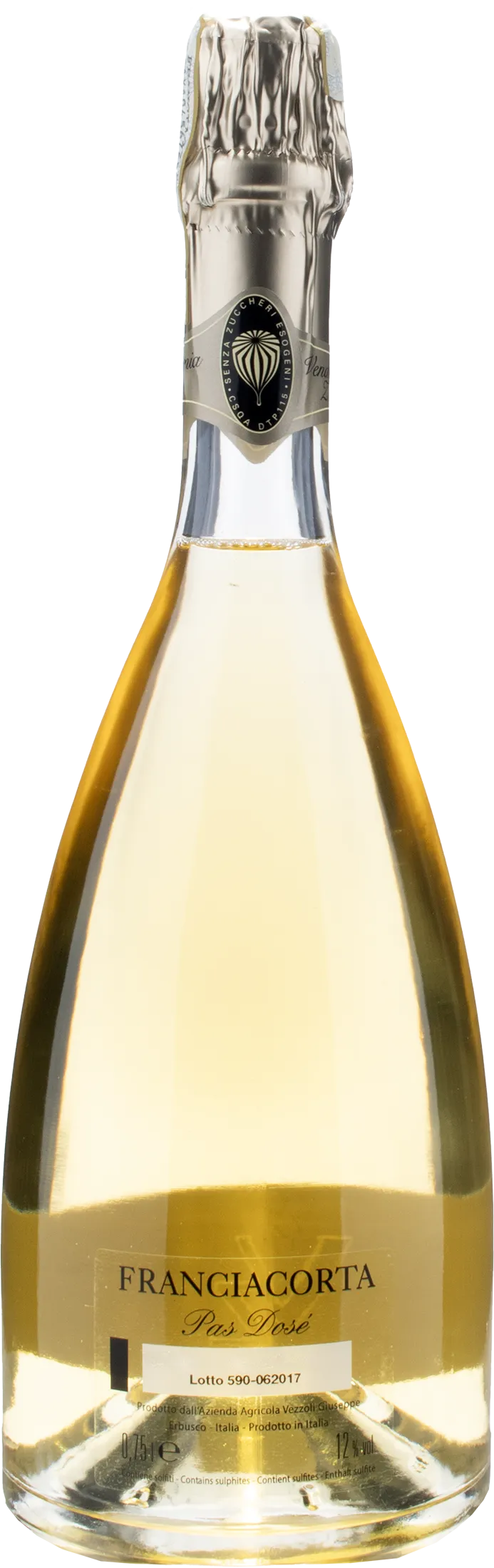 Vezzoli Franciacorta Vendemmia Zero Pas Dose
