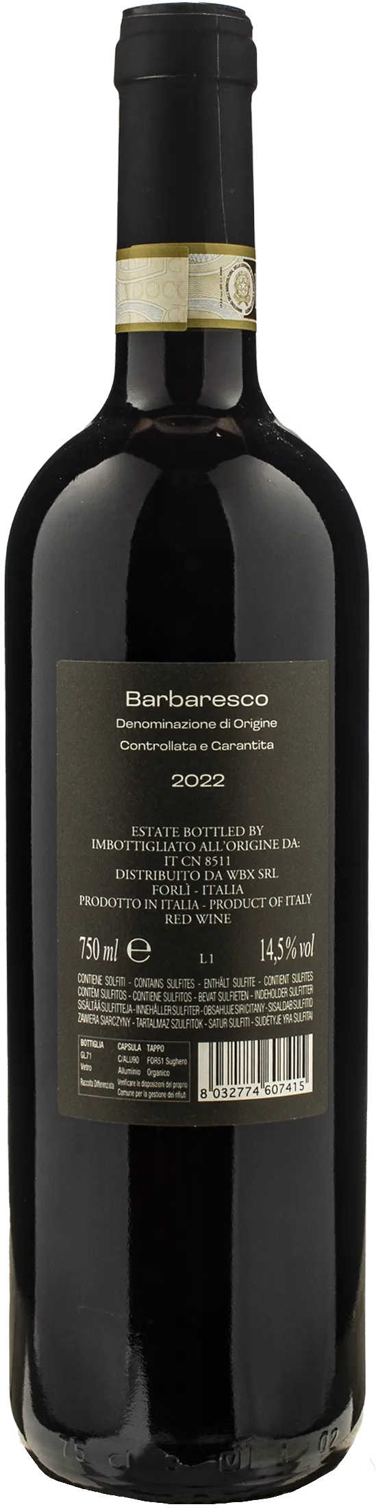 Vigne Piemontesi Barbaresco 2022