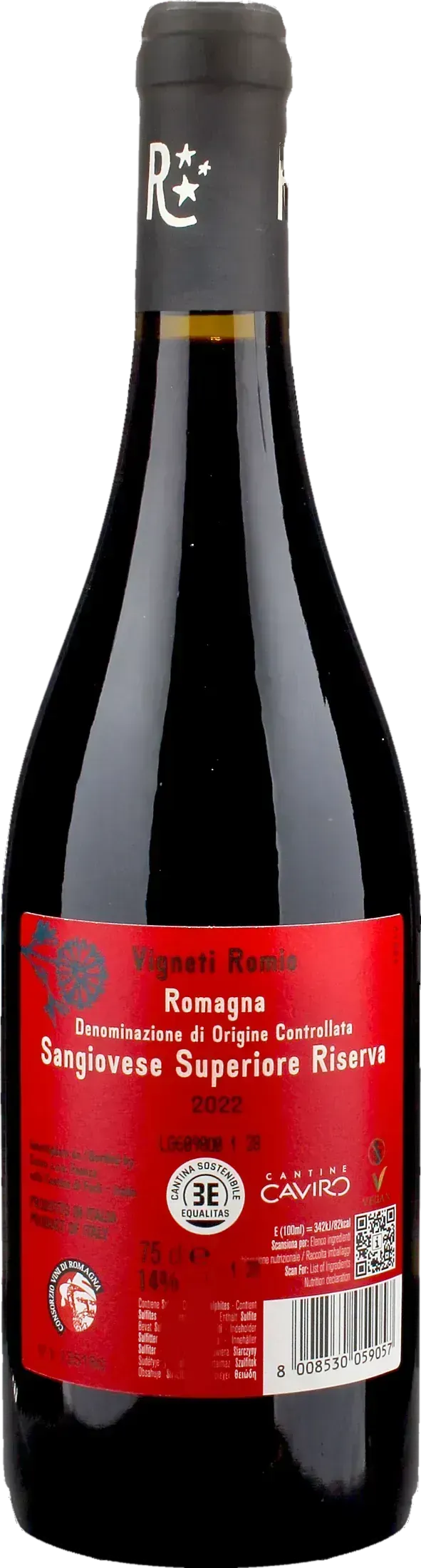 Vigneti Romio Sangiovese Superiore Riserva 2022