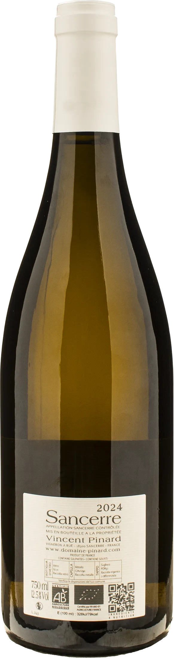 Vincent Pinard Sancerre Flores 2024
