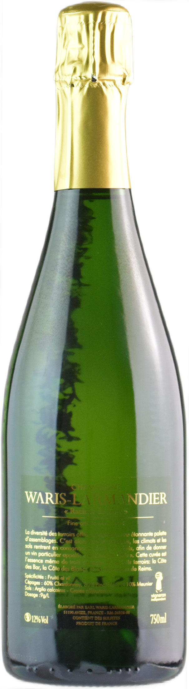 Waris Larmandier Champagne Cuvee Racines de Trois Extra Brut