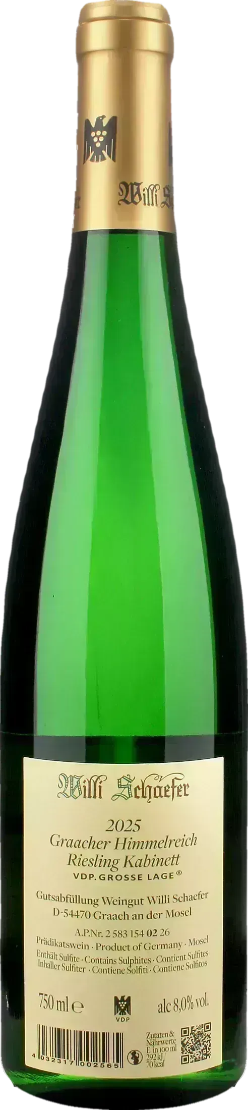 Willi Schaefer Graacher Himmelreich Riesling Kabinett 2025
