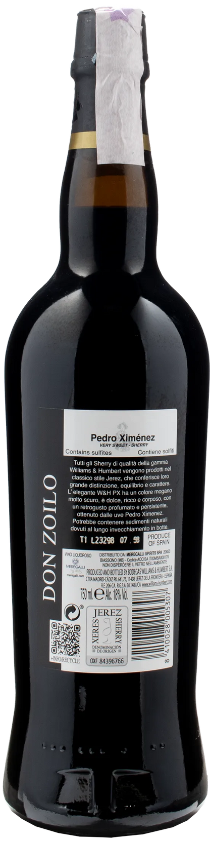 Williams & Humbert Don Zoilo Pedro Ximenez 15 Years Old Sherry