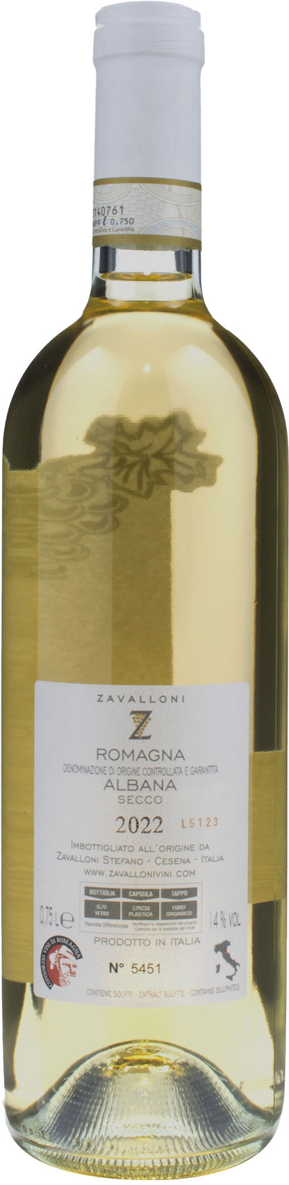 Zavalloni Romagna Albana Secco 2022