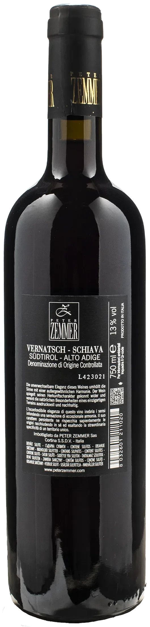 Zemmer Vernatsch Schiava 2023