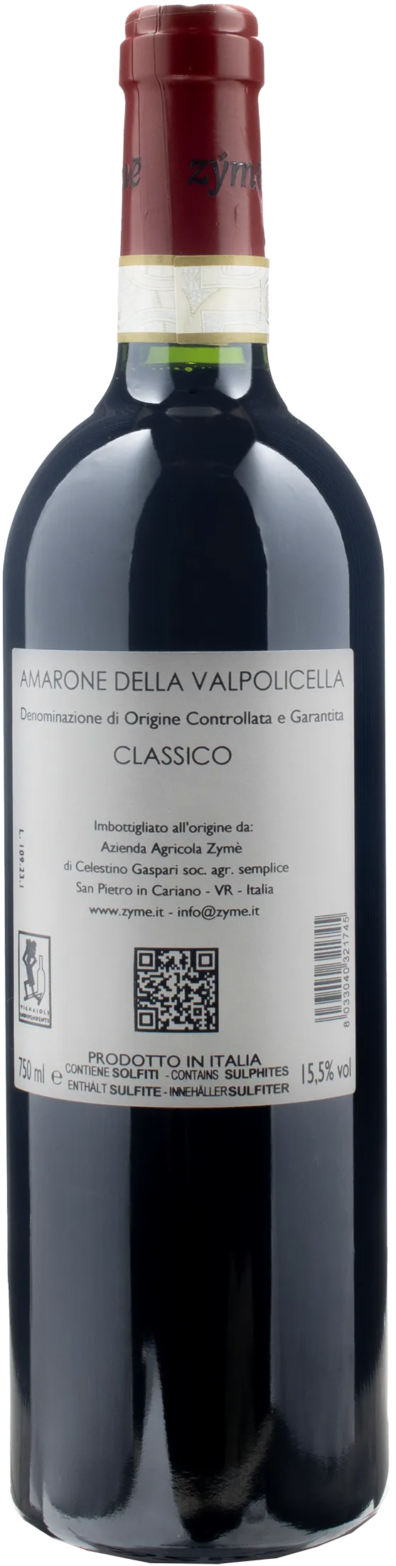 Zyme Amarone della Valpolicella Classico 2018